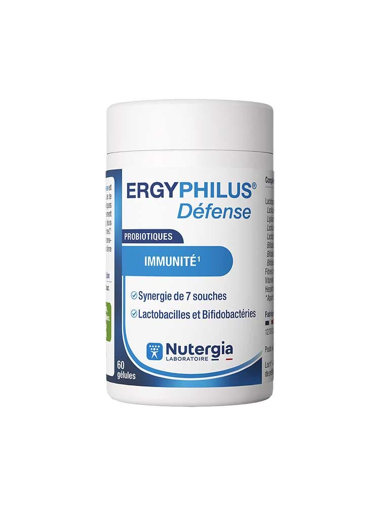 Nutergia Ergyphilus Défense Probiotiques Immunité 60 Gélules